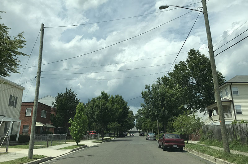 street in northeast washington dc