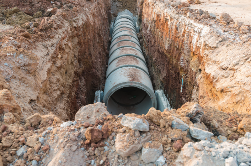 buried pipe